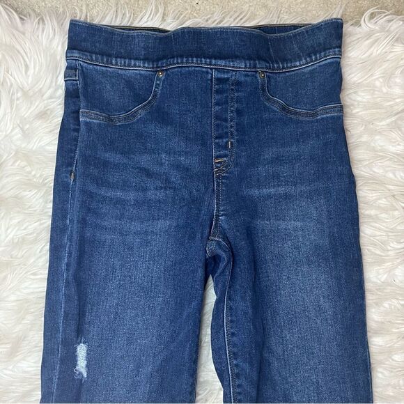 Spanx Distressed Denim Leggings with frayed hem - Picture 11 of 12